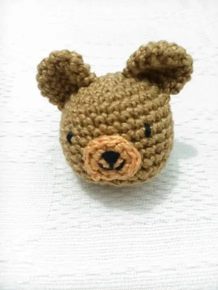 Chaveiro Urso Caramelo