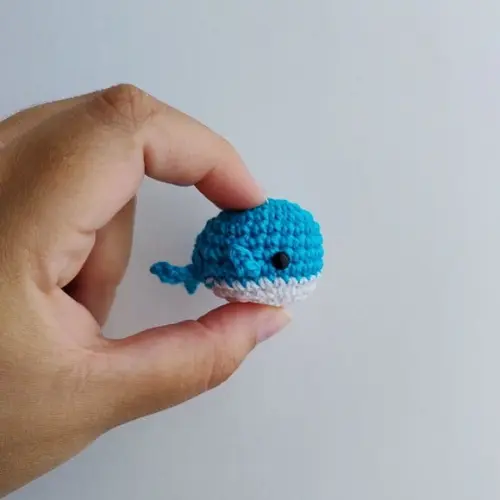 Chaveiro Baleia Azul Turquesa