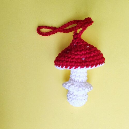 Bag Charm Cogumelo