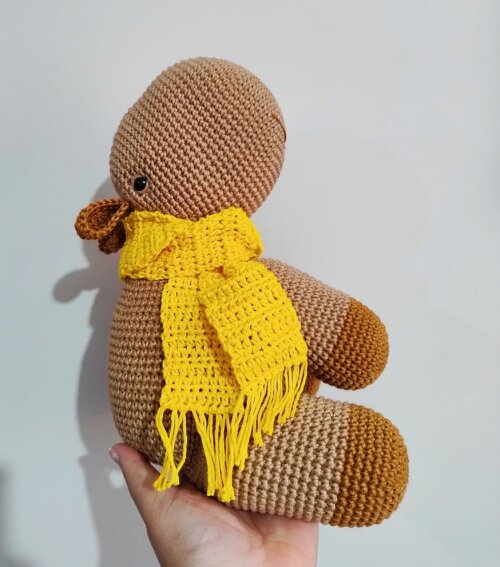 Capivara de Cachecol Tamanho 30 cm