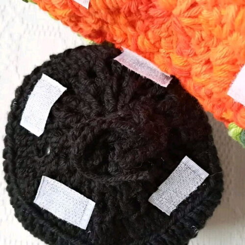 Peso De Porta De Vasinho De Flor Laranja
