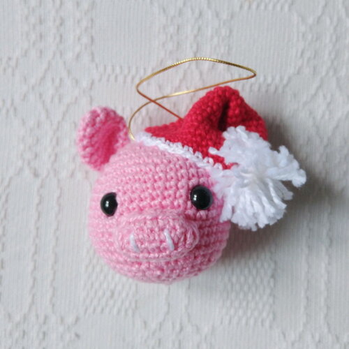 Enfeite de Natal de Porquinho