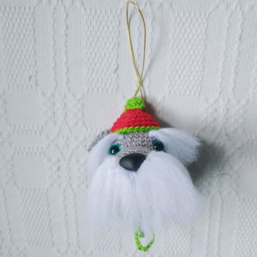 Enfeite de Natal Cachorro Natalício