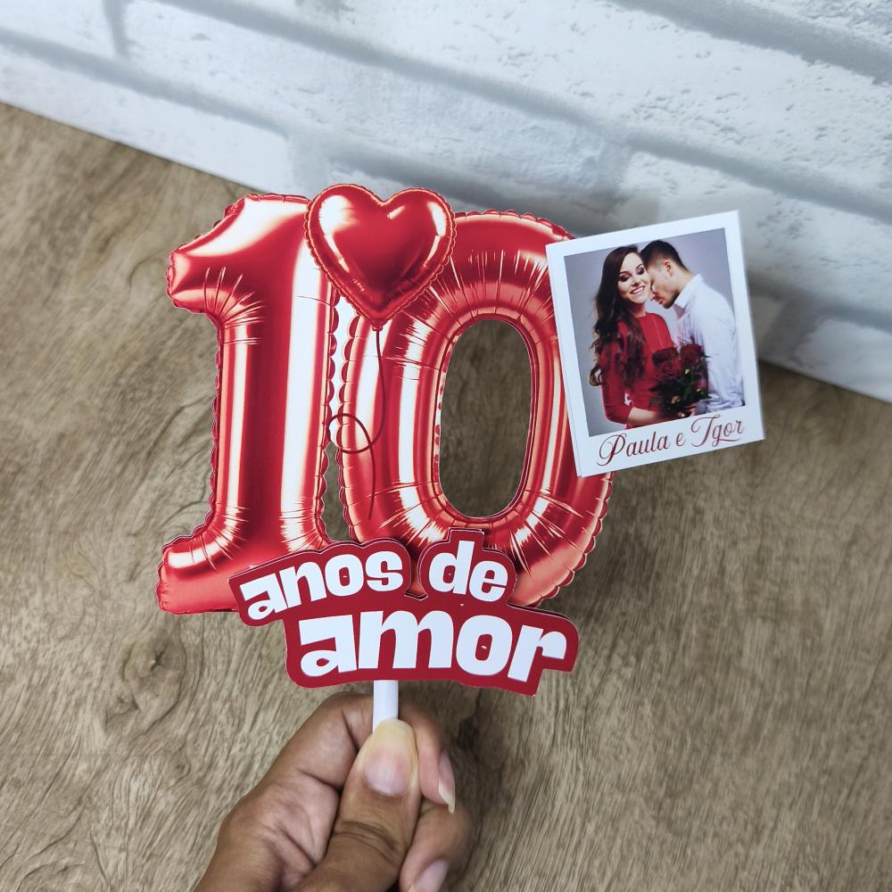 Arquivo de Corte Cake Topper Números para Imprimir