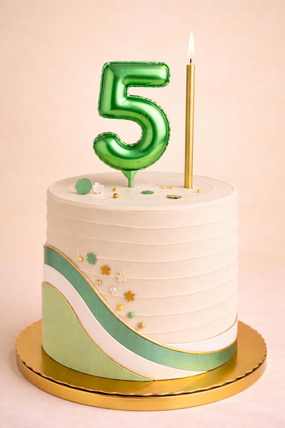 Arquivo de Corte Cake Topper Número Balão para Festa