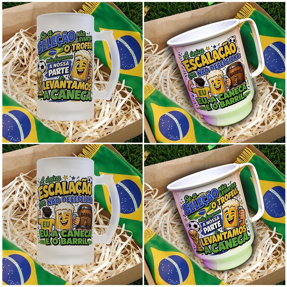 Artes Caneca Copa do Mundo PNG Rumo ao Hexa