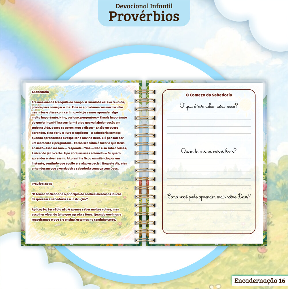 Devocional Infantil Cristão Com Atividades Em PDF