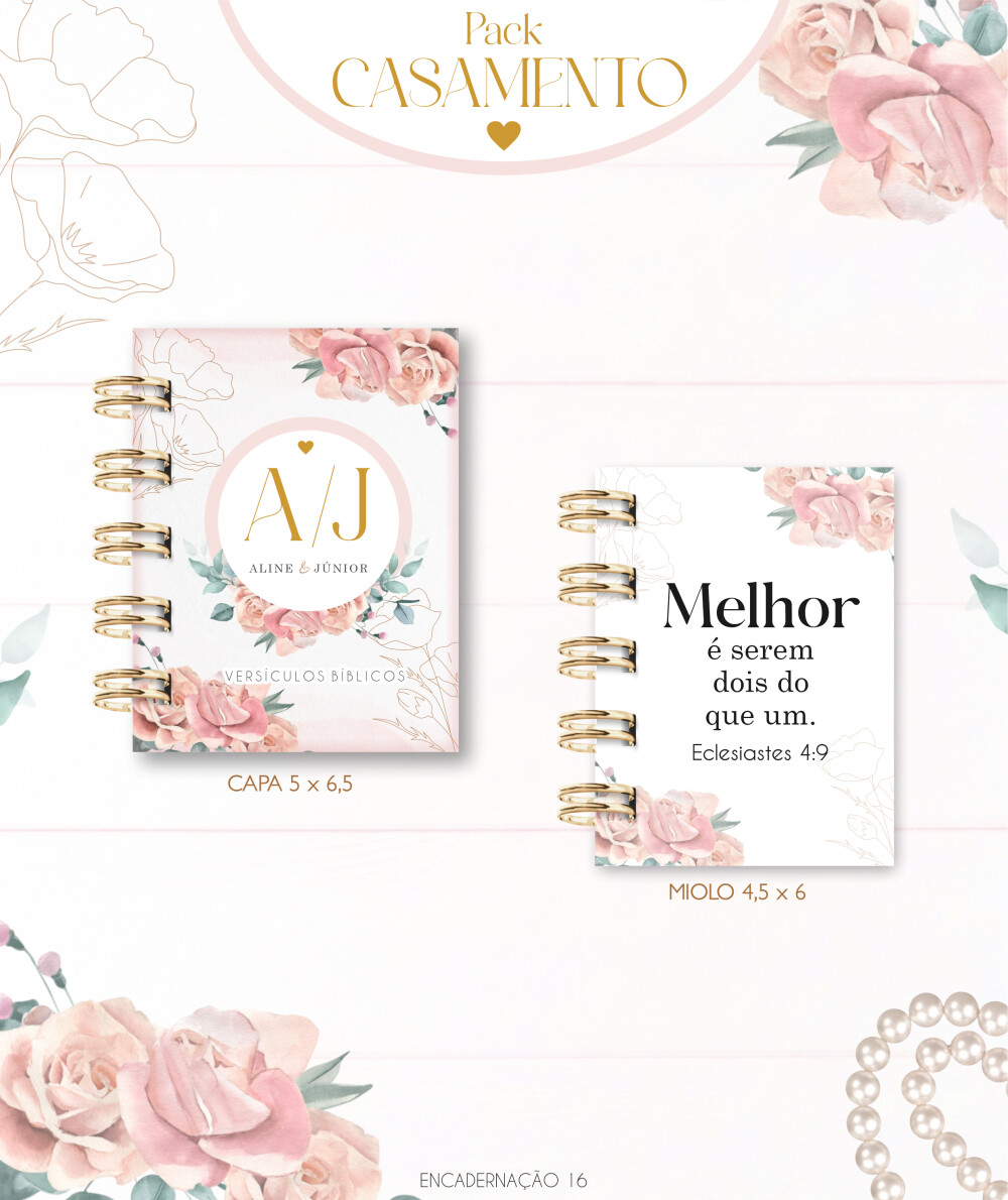 Kit Encadernação Casamento Completo PDF Para Imprimir