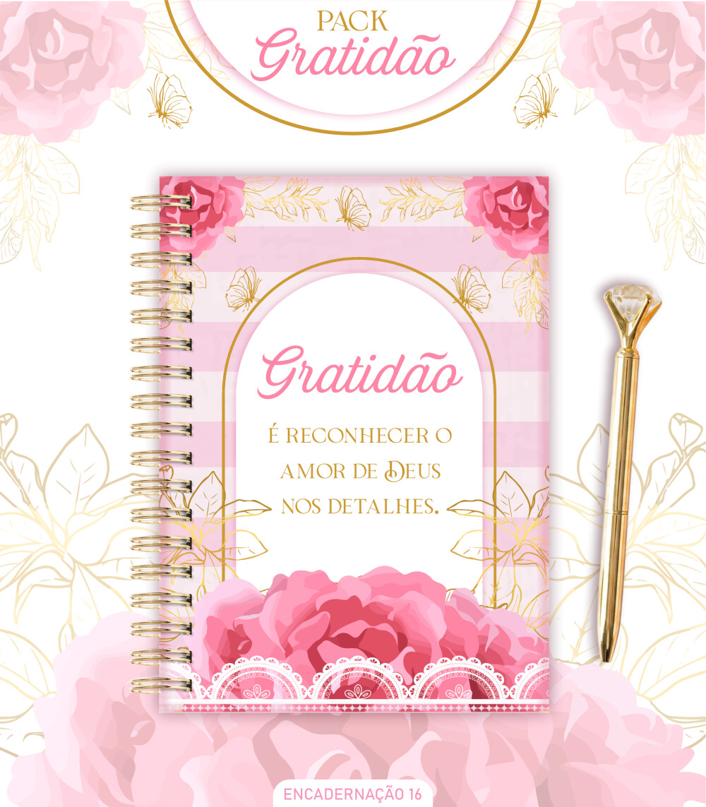 Caderno da Gratidão A5 PDF Para Imprimir Digital