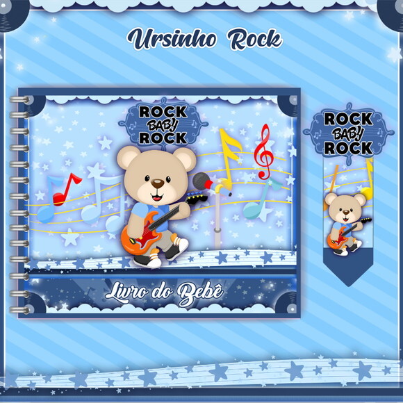Livro do Bebê Ursinho Rock - Arquivo Digital