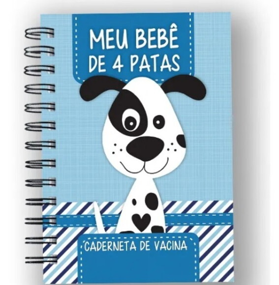 Caderneta Vacina e Registros Momentos - Dog Macho 4