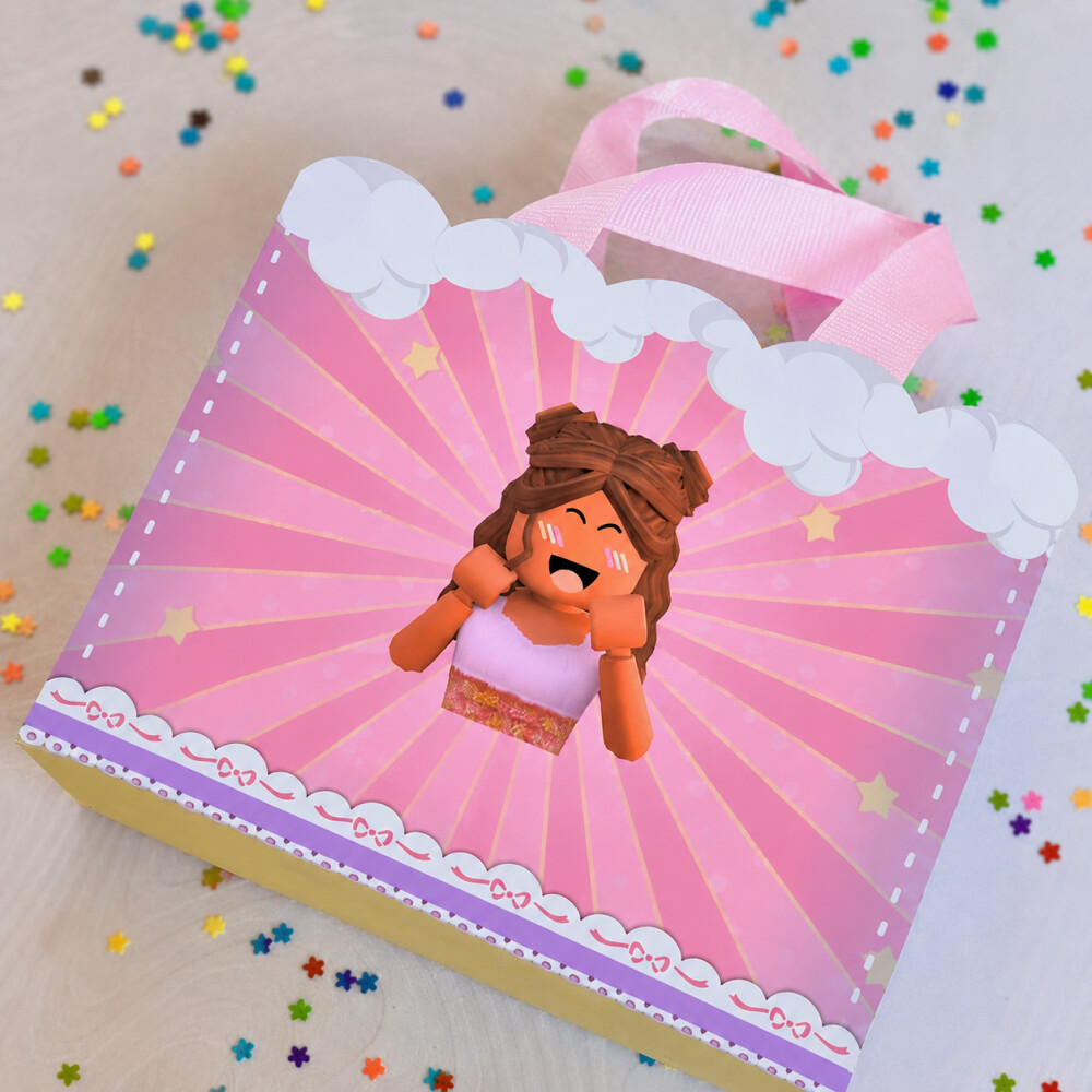Sacolinha Roblox Menina PDF Studio Arquivo Digital