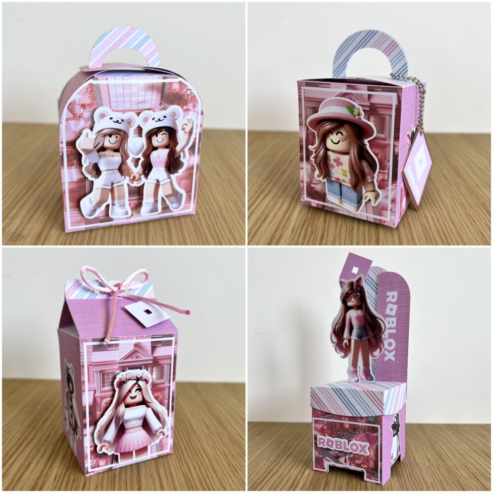Kit Festa Roblox Menina Luxo PDF Studio Arquivo Digital