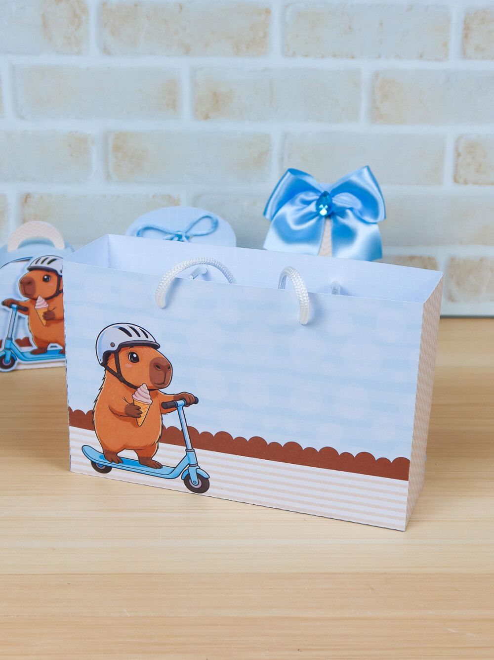 Arquivo Digital: Sacolinha Capivara para Festa Menino