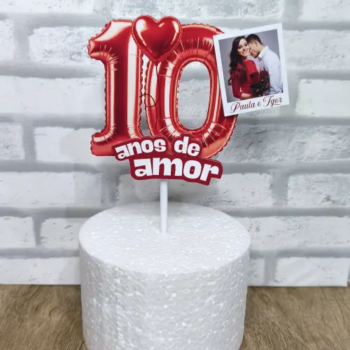 Arquivo de Corte Cake Topper Números para Imprimir