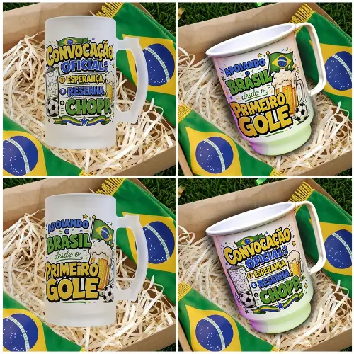Artes Caneca Copa do Mundo PNG Rumo ao Hexa