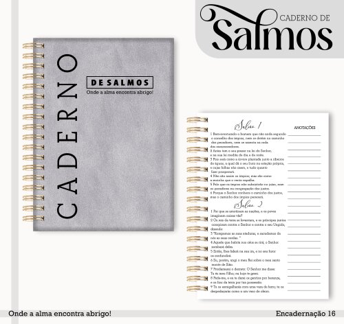 Caderno de Salmos Masculino - Arquivo Digital