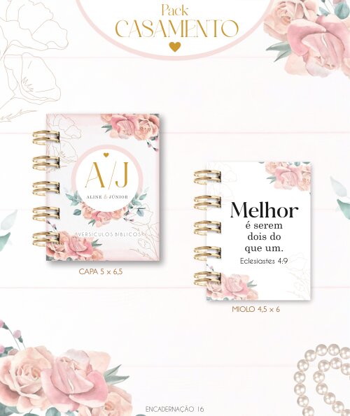 Kit Encadernação Casamento Completo PDF Para Imprimir