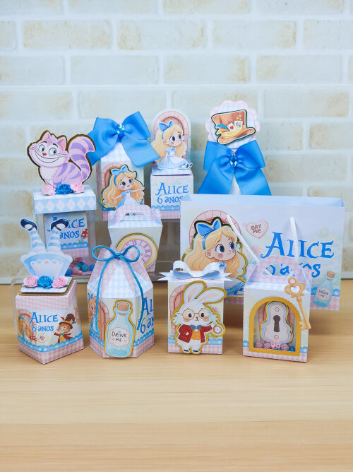 Kit Festa Alice Infantil Para Imprimir PDF Studio