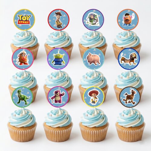 Tags Toppers Cupcake Toy Story - Arquivo Digital