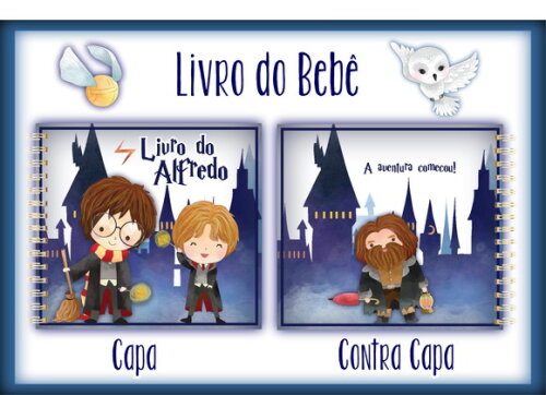 Livro do Bebê Harry Potter - Arquivo Digital