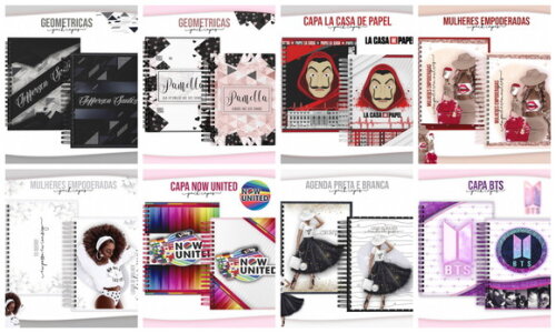 Pack Capas e Miolos 2021 - Arquivo Digital