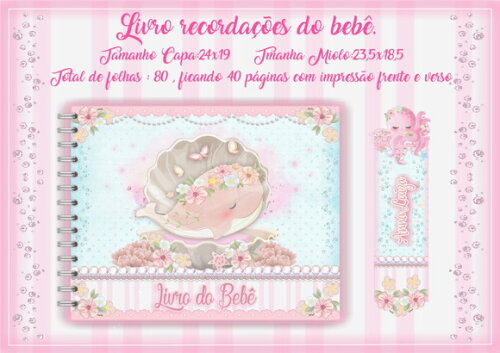 Livro do Bebê Fundo do Mar Rosa - Arquivo Digital