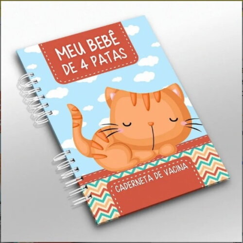 Caderneta Vacina e Registros Momentos - Cat Macho 2