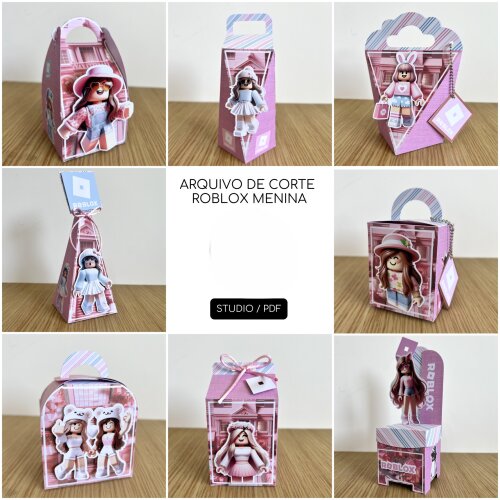 Kit Festa Roblox Menina Luxo PDF Studio Arquivo Digital