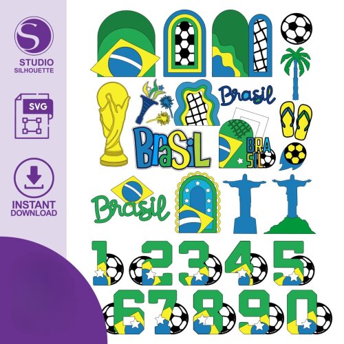 Arquivo de Corte Painéis Copa do Mundo Studio e SVG