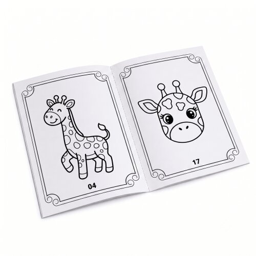 Revistinha para Colorir Girafinha PDF Para Imprimir