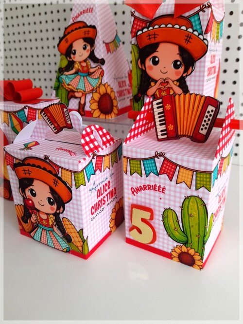 Kit Festa Junina Menina (São João) - Arquivo Digital