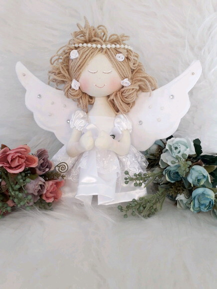 Anjo em tecido