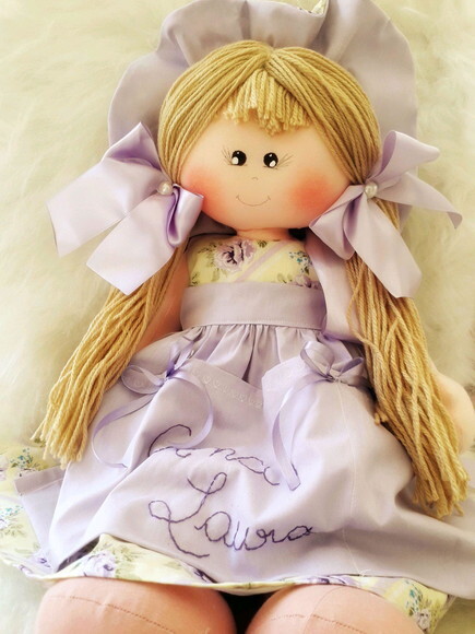 Boneca de Pano Porta Fraldas