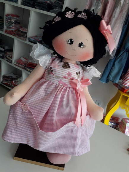 Boneca de Pano Porta Fraldas