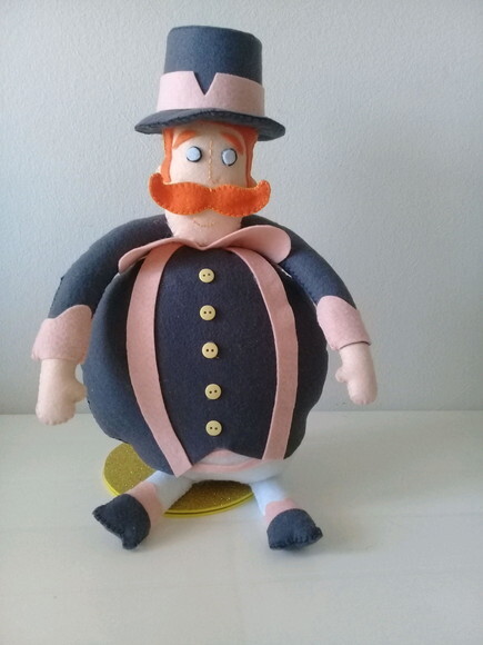 Boneco em feltro Mundo Bita