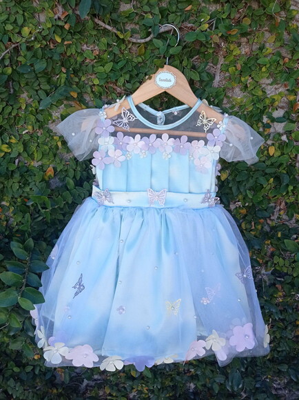Vestido Infantil Jardim Encantado