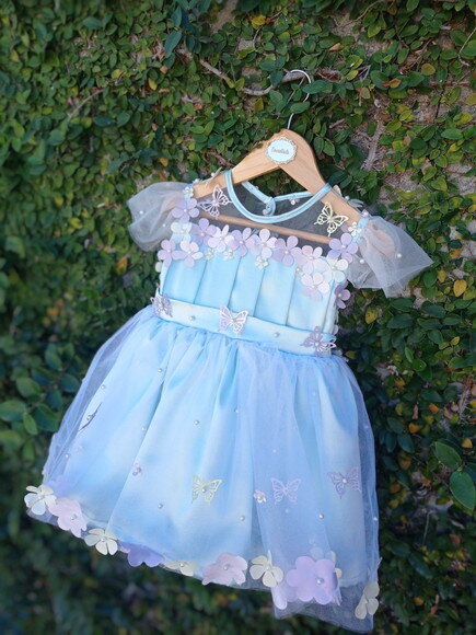 Vestido Infantil Jardim Encantado