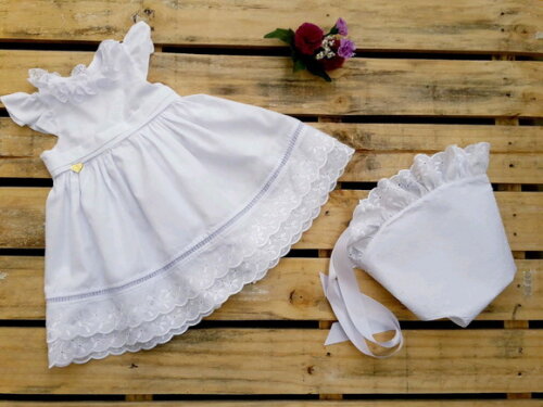 Vestido Infantil para Batizado