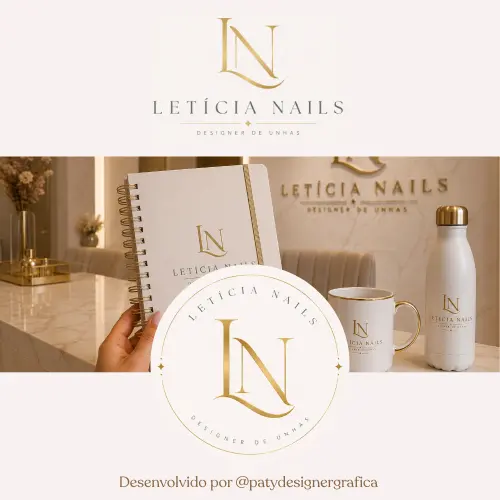 Identidade Visual para Nail Designer | Logomarca Personalizada Ex
