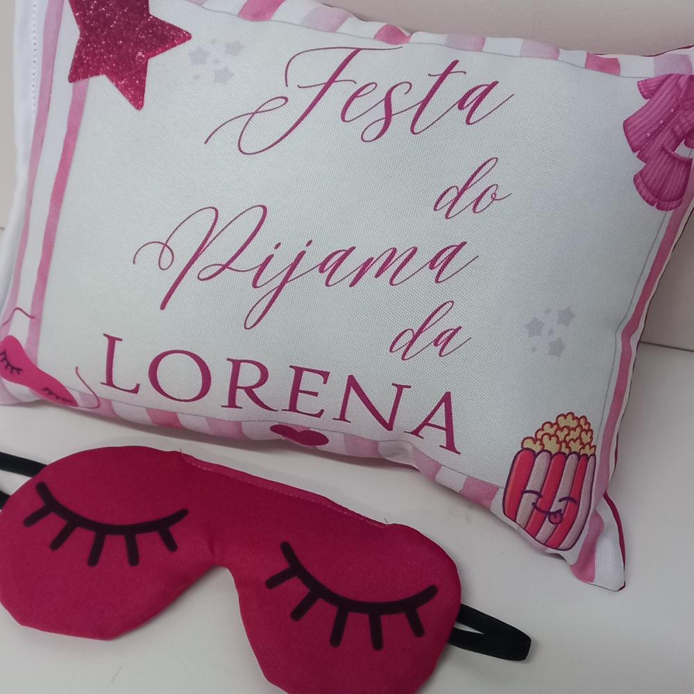 Almofada e Máscara de dormir