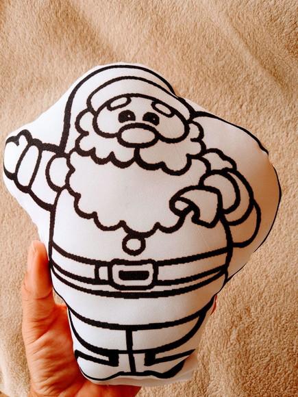 30 Almofadas Papai Noel para Colorir