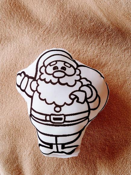 30 Almofadas Papai Noel para Colorir