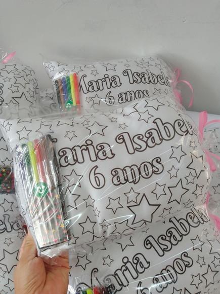 Almofada Pinte e Lave 30x20 (com Canetinha)