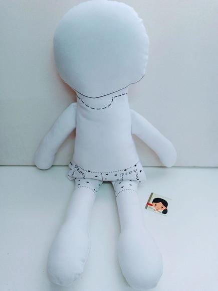 Boneco para Colorir