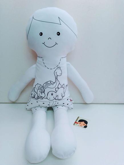 Boneco para Colorir