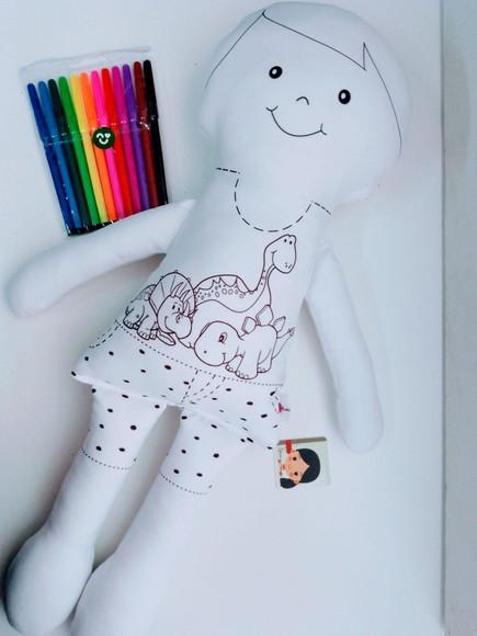Boneco para Colorir