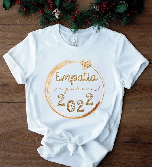 Camiseta Feliz Ano Novo 2022