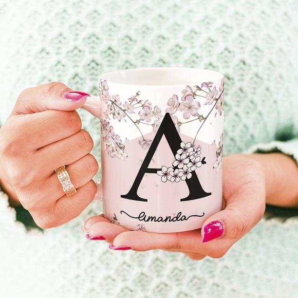 Caneca Alfabeto Personalizada