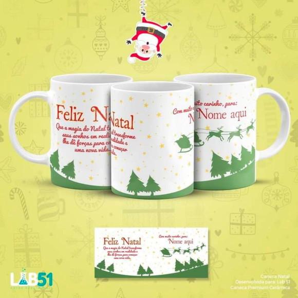 Caneca de Natal Personalizada